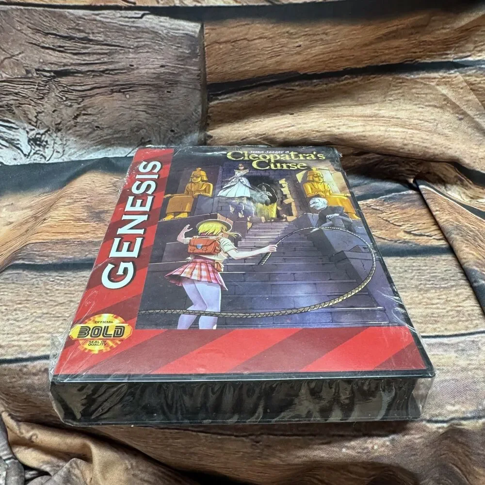 Jessie Jaeger in Cleopatra's Curse Sega Genesis New Factory Sealed Homebrew